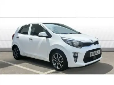 Used Kia Picanto 83 HP (61 kW) 2017 White Hatchback