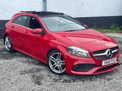 Used Mercedes A180 Executive 122 HP (89 kW) 2016 Red Hatchback