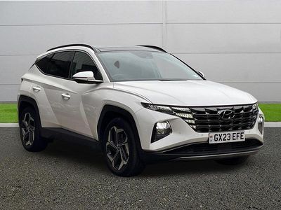 Serenity white Used 2023 Hyundai Tucson Ultimate SUV | £25,595 (Fair price)