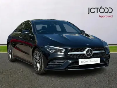 Used Mercedes CLA220 AMG Line Premium Plus 187 HP (137 kW) 2019 Black Sedan