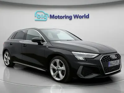 Used Audi A3 S-Line 148 HP (108 kW) 2023 Black Sedan