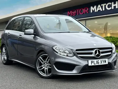 Begagnad Mercedes B200 AMG line 2016 Grå Minibuss