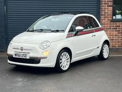 Used Fiat 500 85 HP (62 kW) 2011 White Hatchback