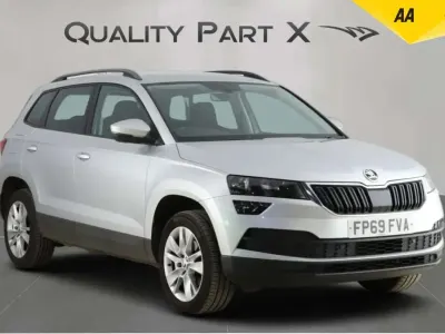 Used Skoda Karoq SE Technology 116 HP (85 kW) 2019 Silver SUV