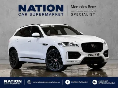 Used Jaguar F-Pace R-Sport 180 HP (132 kW) 2017 White SUV