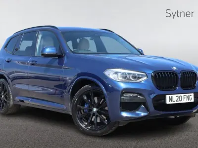 Used BMW X3 M Sport 187 HP (137 kW) 2020 Blue SUV