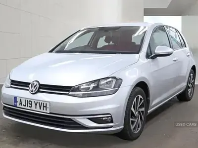 Used VW Golf VII Match 115 HP (84 kW) 2019 Silver Hatchback