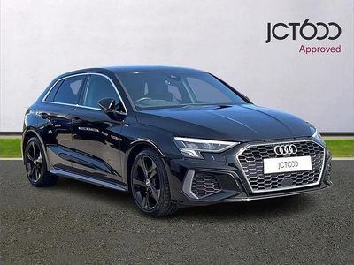 Used Audi A3 S-Line 147 HP (108 kW) 2020 Black Sedan