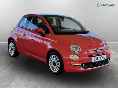 Used Fiat 500 Lounge 85 HP (62 kW) 2017 Pink Hatchback