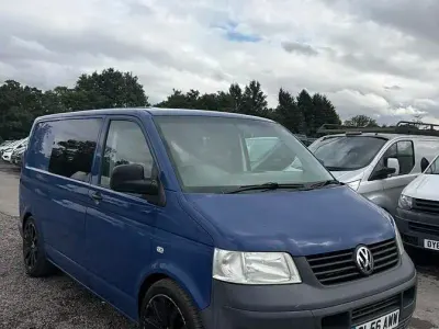 Used VW T5 102 HP (75 kW) 2006 Blue Van