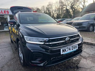Black Used 2024 VW T-Roc R-line SUV | £26,395 (Fair price)