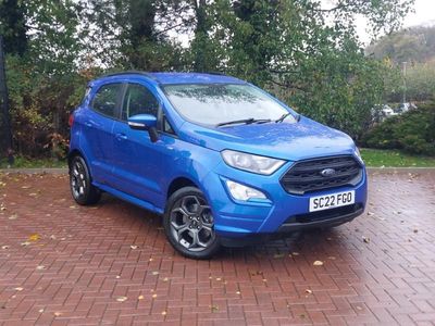 Blue Used 2022 Ford Ecosport ST-Line SUV | £11,698 (Fair price)