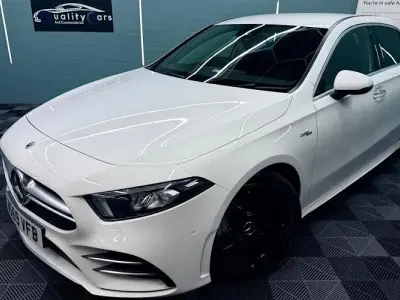 Used Mercedes A35 AMG Premium 306 HP (225 kW) 2019 White Hatchback