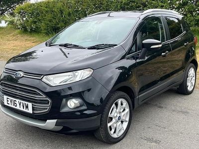 Black Used 2016 Ford Ecosport Titanium SUV | £6,495 (Fair price)