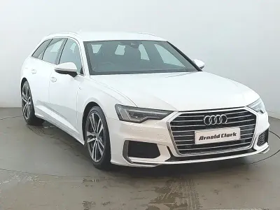 Used Audi A6 S-Line 204 HP (150 kW) 2019 White Estate