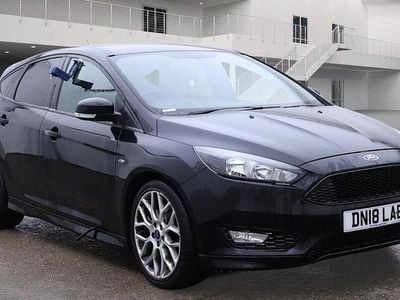 Black Used 2018 Ford Focus ST-Line Hatchback | £6,499 (Good price)