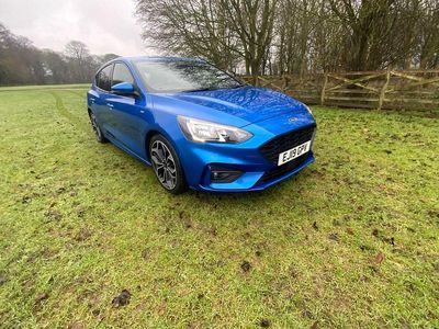 Usado Ford Focus ST-Line X 120 HP (88 kW) 2019 Azul Citadino