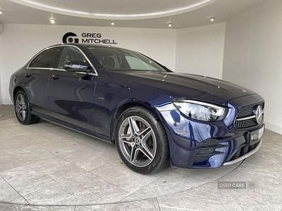 Blue Used 2021 Mercedes E300 AMG line Sedan | £27,490 (Good price)