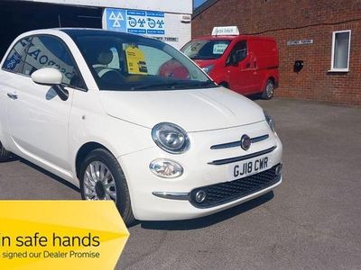 Used Fiat 500 Lounge 69 HP (50 kW) 2018 White Hatchback