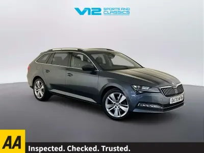 Usado Skoda Superb SE L 150 CV (110 kW) 2021 Gris Familiar