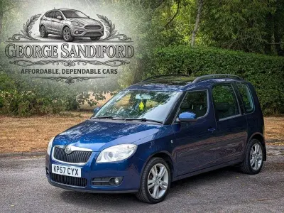 Used Skoda Roomster 105 HP (77 kW) 2007 Blue MPV