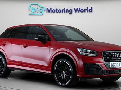 Begagnad Audi Q2 Black Edition 150 HK (110 kW) 2020 Röd SUV