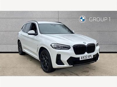 White Used 2022 BMW X3 M Sport SUV | £30,995 (Fair price)