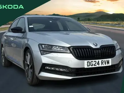 Used Skoda Superb SportlinePlus 148 HP (108 kW) 2024 Silver Hatchback