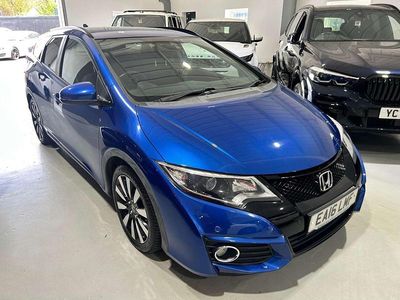 Begagnad Honda Civic SE 2016 Blå Kombi