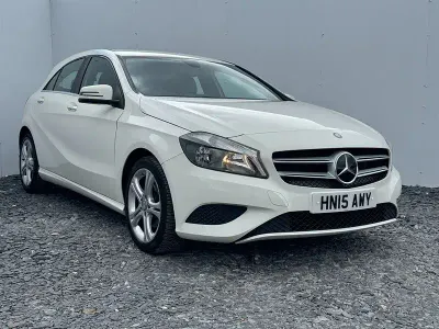 Used Mercedes A180 Sport Edition 122 HP (89 kW) 2015 White Hatchback