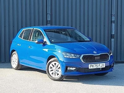 New Skoda Fabia SE 95 HP (69 kW) 2025 Blue Hatchback