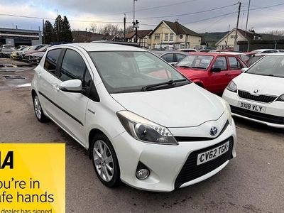 Used Toyota Yaris Hybrid 2012 White Hatchback