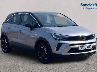 Used Vauxhall Crossland Elite 130 HP (95 kW) 2021 Grey SUV