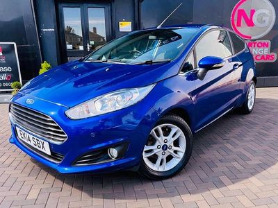 Used Ford Fiesta Zetec 82 HP (60 kW) 2014 Blue Hatchback
