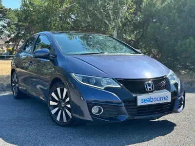 Used Honda Civic SR 2015 Blue Hatchback