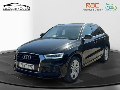 Used Audi Q3 S-Line 150 HP (110 kW) 2018 Black SUV