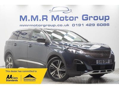 Blue Used 2018 Peugeot 5008 GT-line Hatchback | £15,990 (Fair price)