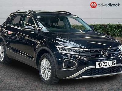 Black Used 2023 VW T-Roc Life SUV | £17,700 (Fair price)