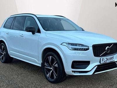 Metallic crystal white Used 2024 Volvo XC90 Plus SUV | £43,790 (Fair price)