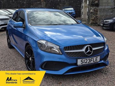 Used Mercedes A200 AMG line 2017 Blue Hatchback