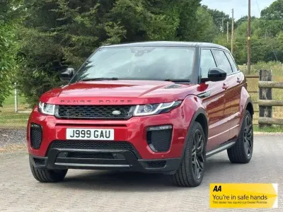 Used Land Rover Range Rover evoque HSE Dynamic 240 HP (176 kW) 2019 Red SUV