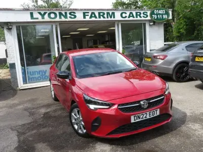 Used Vauxhall Corsa Edition 75 HP (55 kW) 2022 Red Hatchback