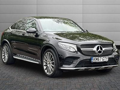 Used Mercedes GLC250 AMG line 204 HP (150 kW) 2017 Black Coupe
