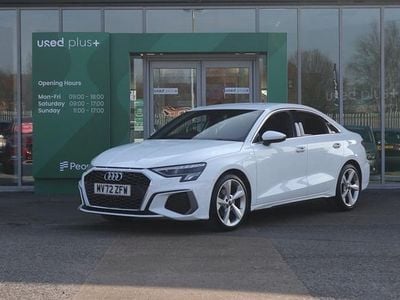 Used Audi A3 S-Line 110 HP (80 kW) 2022 White Sedan