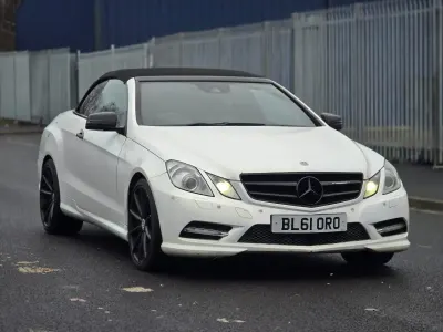 Usado Mercedes E220 170 CV (125 kW) 2012 Blanco Descapotable