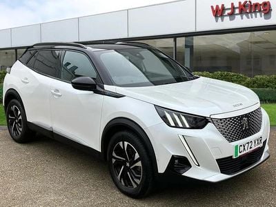 Used Peugeot e-2008 GTi 100 kW (136 HP) 2022 White SUV