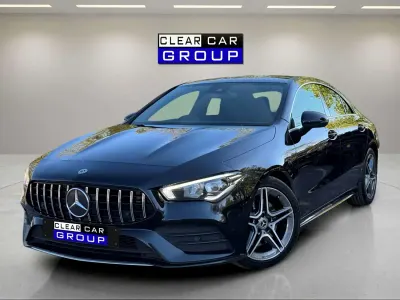 Begagnad Mercedes CLA200 AMG line 163 HK (119 kW) 2019 Svart Sportkupé