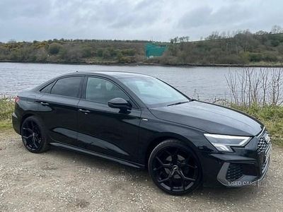 Used Audi A3 S-Line 110 HP (80 kW) 2022 Black Sedan