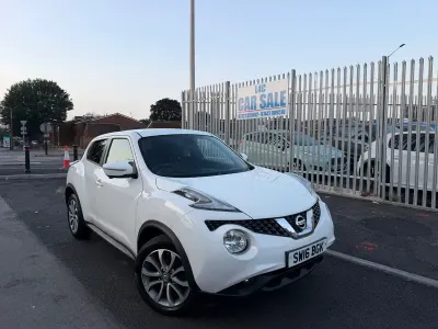 Used Nissan Juke Tekna 2016 White SUV