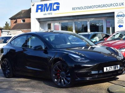 Used Tesla Model 3 Performance 461 kW (627 HP) 2021 Black Sedan